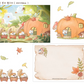 Hola Friends Pumpkin House Postcard B722