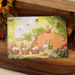 Hola Friends Pumpkin House Postcard B722