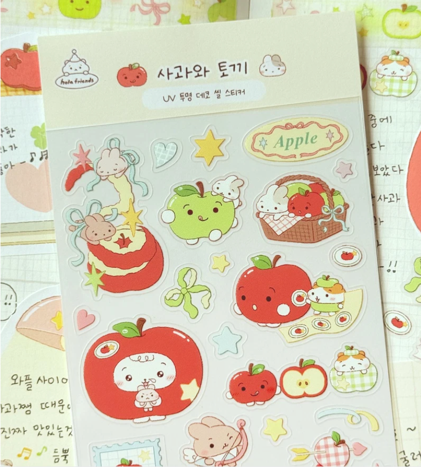 Hola Friends Apple Friends sticker B724