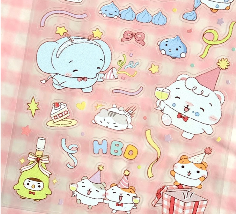 Hola Friends Happy Birthday sticker B725