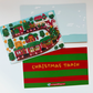 Dingamart Christmas Train sparkle sticker b369