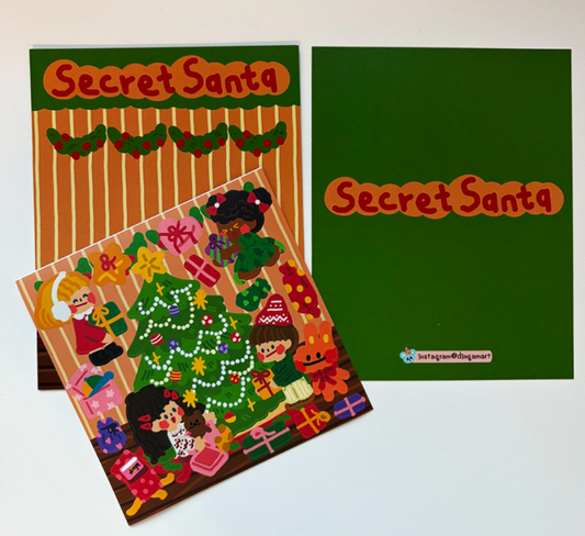 Dingamart Secret Santa sticker b367