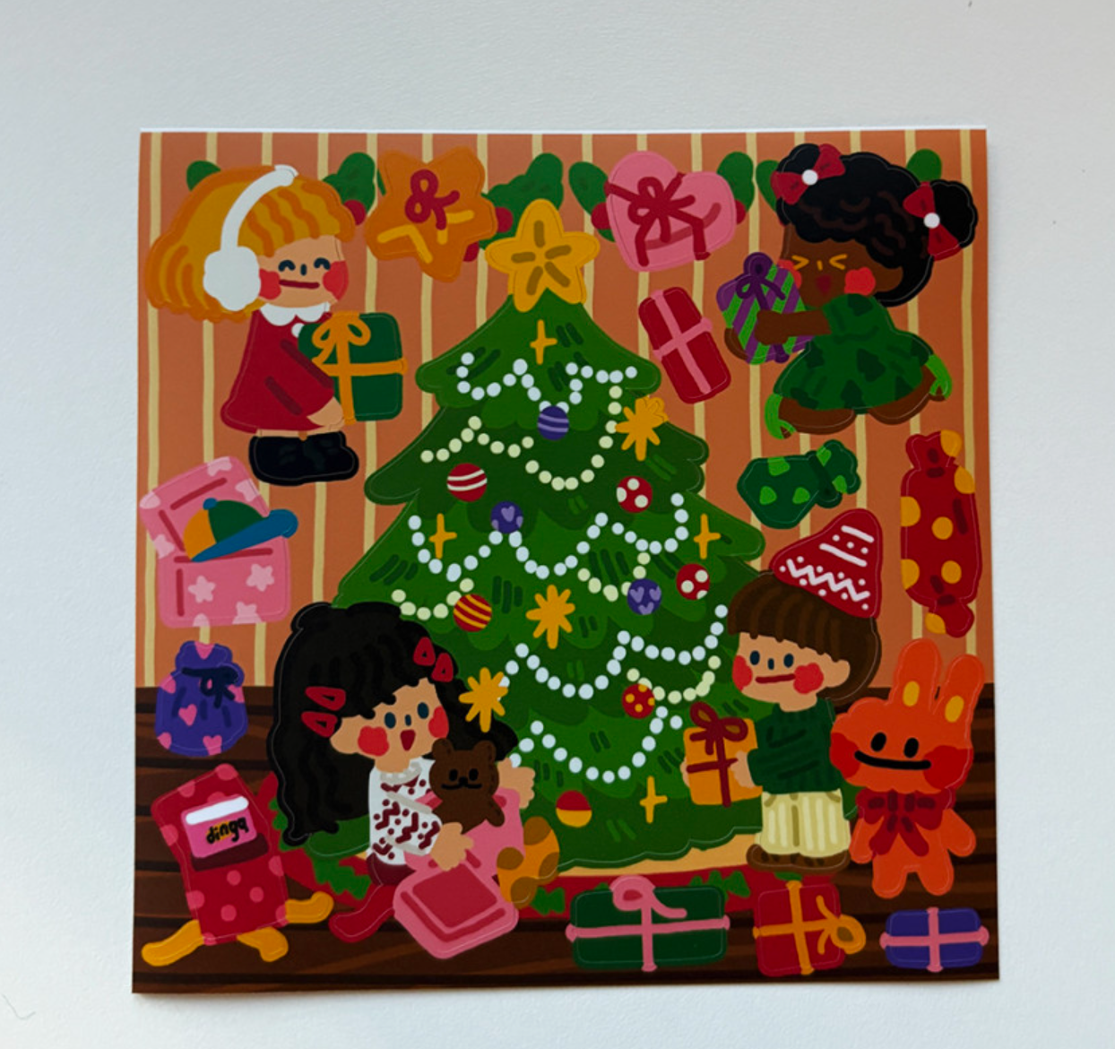 Dingamart Secret Santa sticker b367