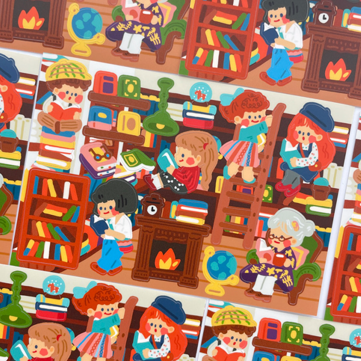 Dingamart Old Library sticker b799