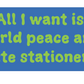 All I want vinyl sticker v45