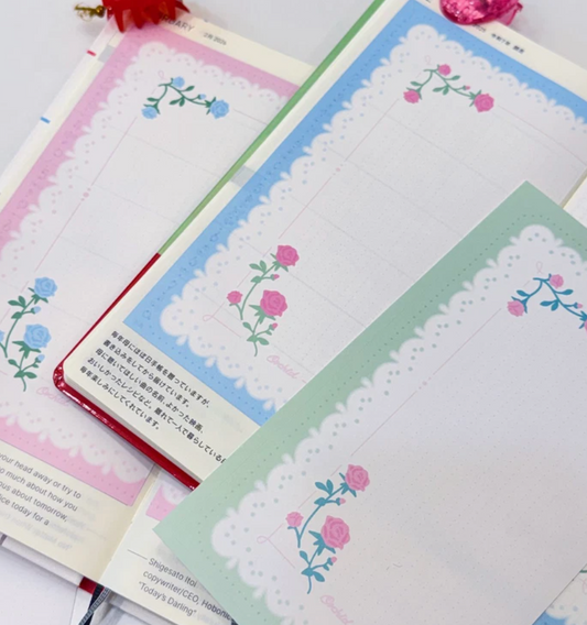 Orchid Studio Rose Long Background Sticker b834