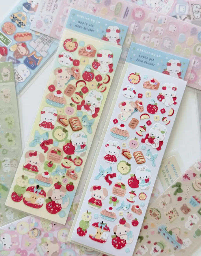 Atelier by Jo Apple Pie Deco Sticker Sheet b852