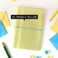 Jam Studio Sticker Storage Long Pocket Book | Expandable Korean Sticker Album with Clear Pouch