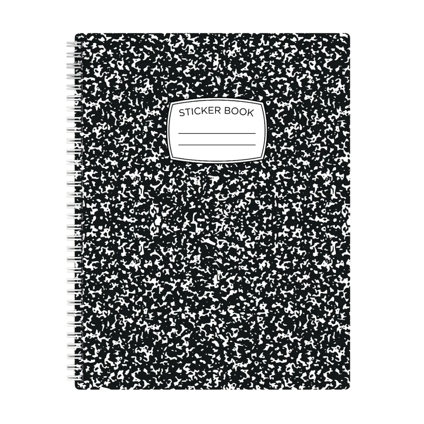 Extra Large Reusable Sticker Book Composition