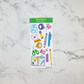 Stationery vinyl sticker V12