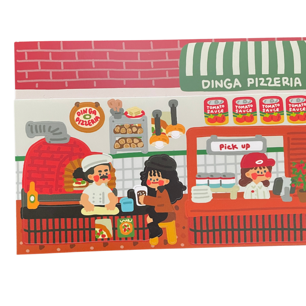 Dingamart Pizzeria long sticker