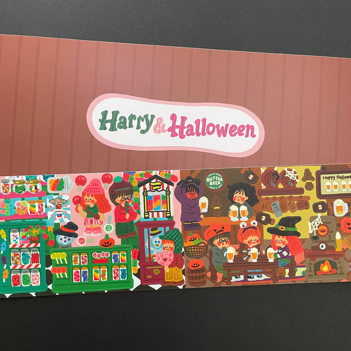 Dingamart Harry & Halloween long sticker