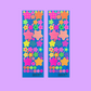 S.S.S. by Leenahoo Neon Stars with Stripes Sticker A567
