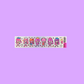 S.S.S. by Leenahoo Snippety Girls sticker A556