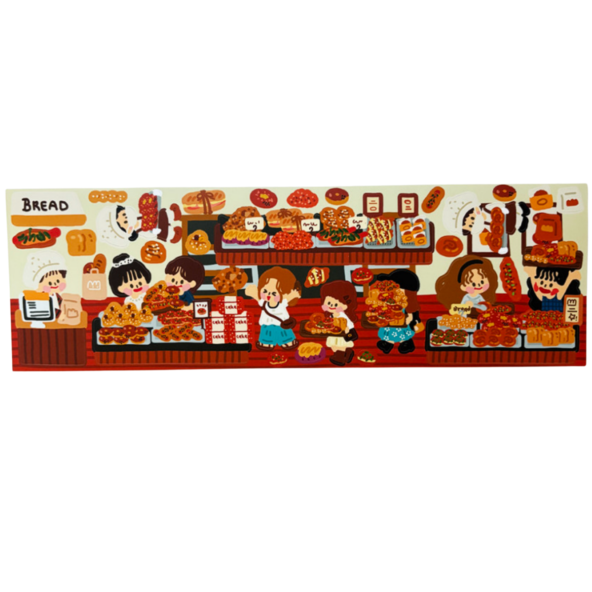 Dingamart Bread Village long sticker