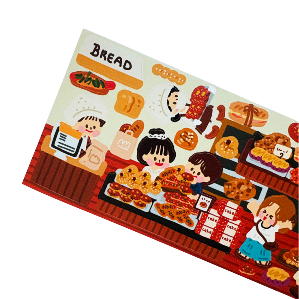 Dingamart Bread Village long sticker
