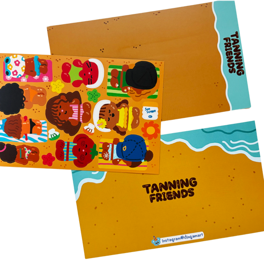 Dingamart Tanning Friends sticker