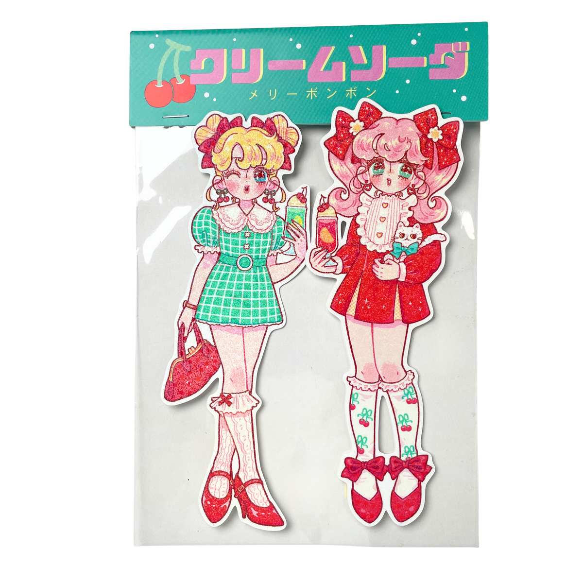 Natsuput Melon Soda Girls Dolls Stickers