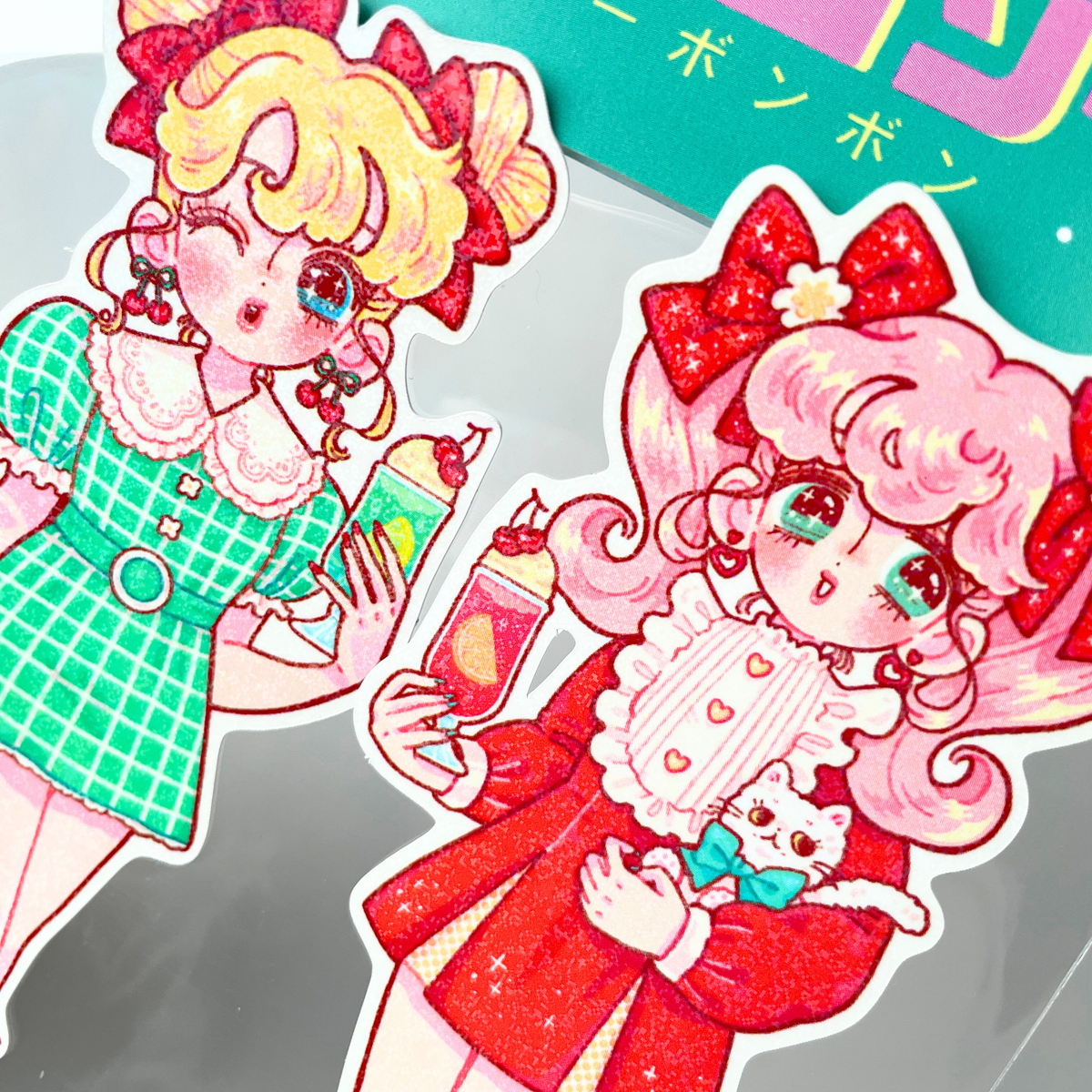 Natsuput Melon Soda Girls Dolls Stickers