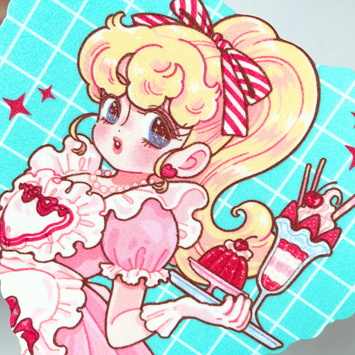 Natsuput Merry Parfait Heart Sticker