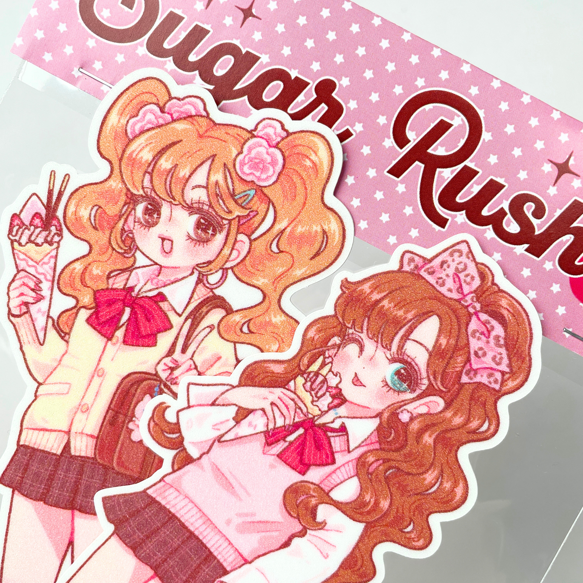 Natsuput Sugar Rush Girls Doll Stickers