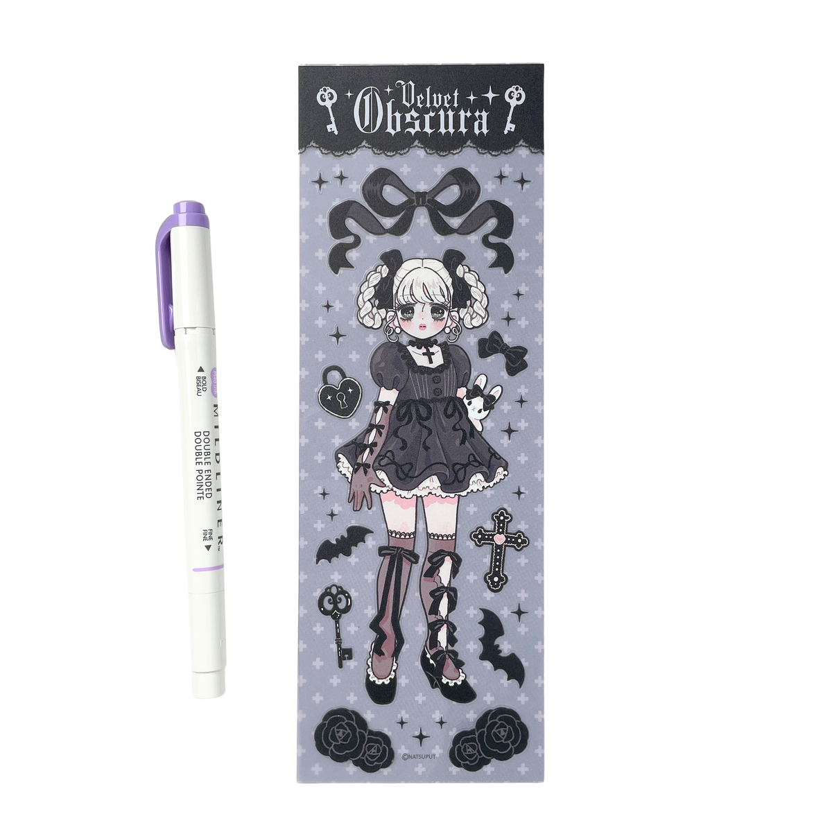 Natsuput Obscura Bows sticker