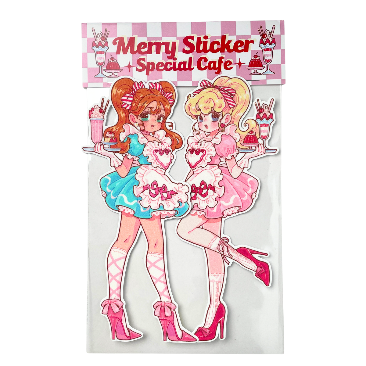 Natsuput Special Cafe Girls Doll Stickers