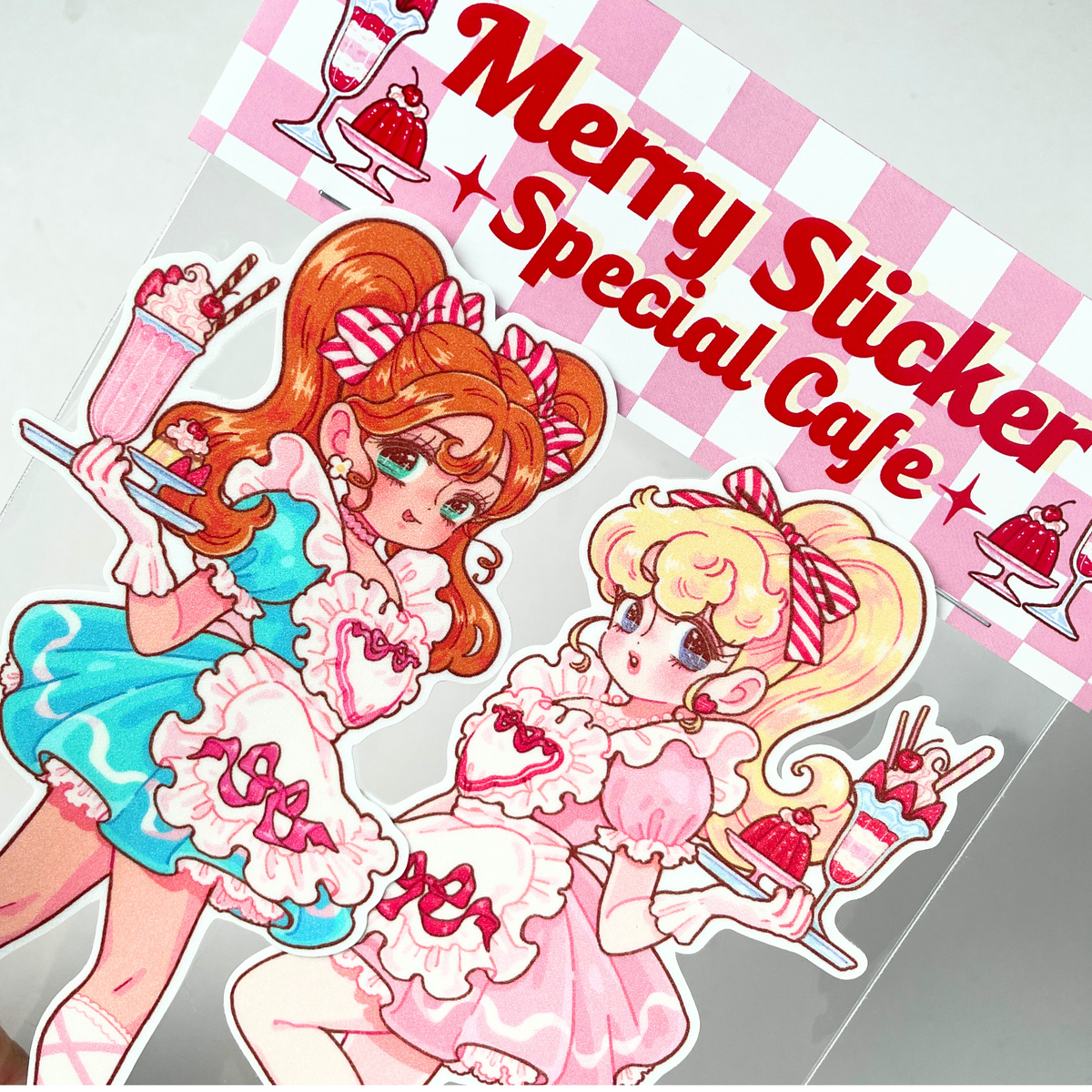 Natsuput Special Cafe Girls Doll Stickers