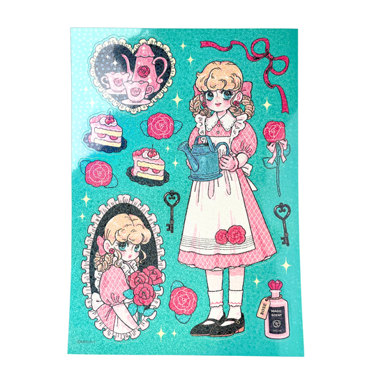 Natsuput Rose Tea Large Sticker Sheet