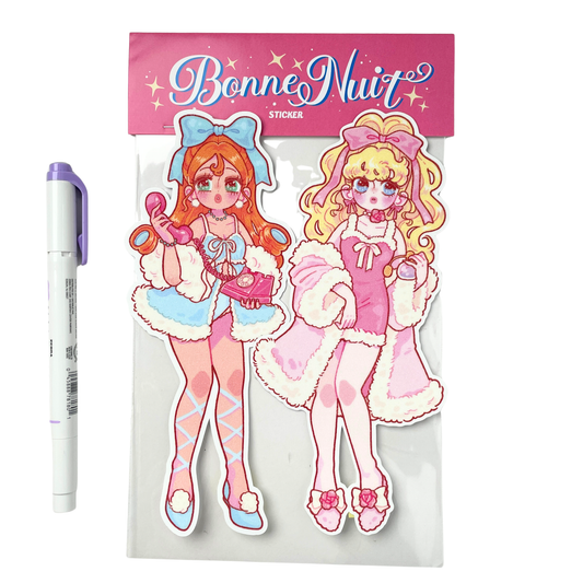 Natsuput Bonne Nuit Doll Stickers