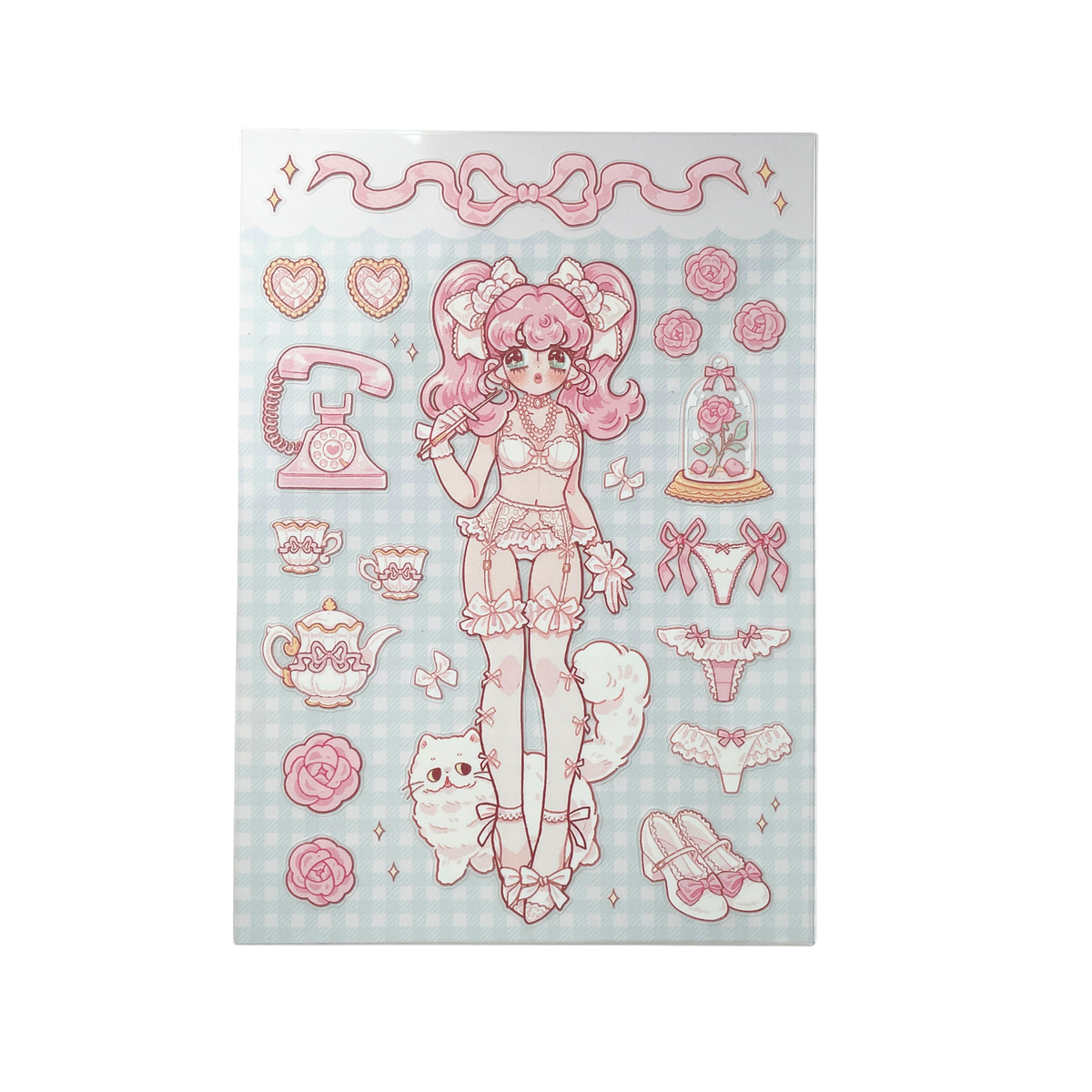 Natsuput Merry Pastel Mint  Stickers