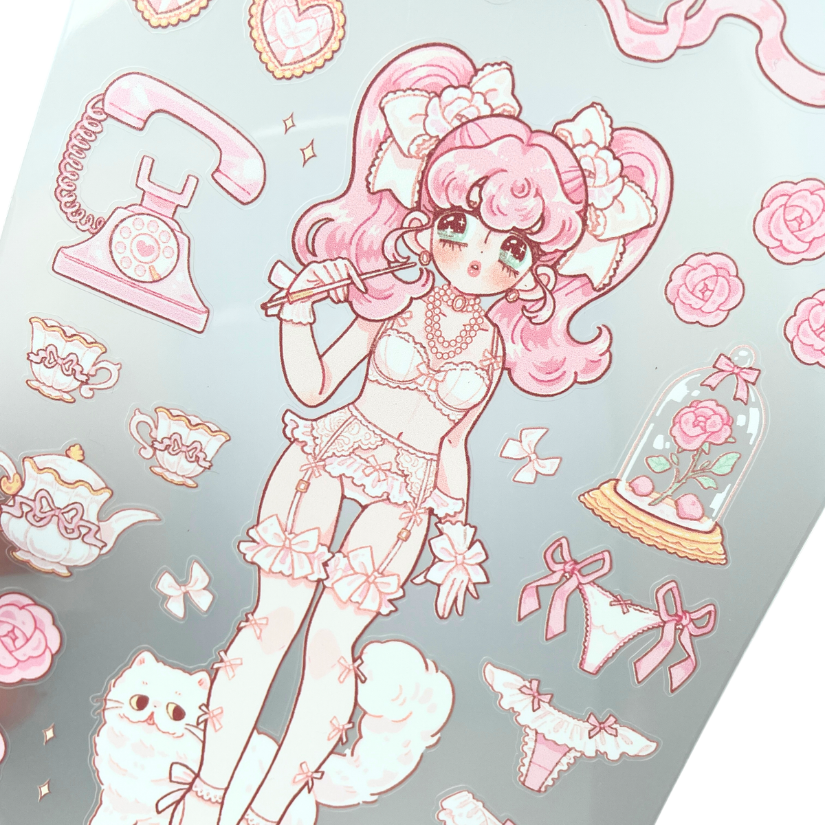 Natsuput Merry Pastel Mint  Stickers