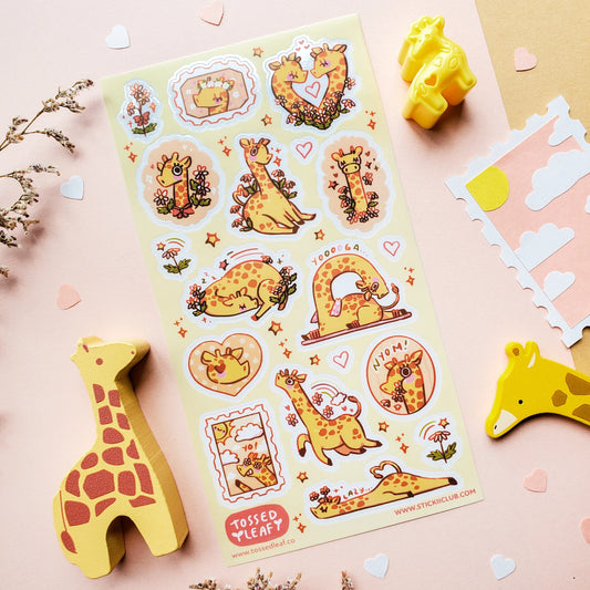 Stickii Gorgeous Giraffes Sticker Sheet B619