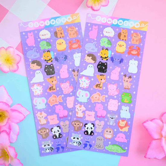 Kawineko Cute Little Animals sticker b429