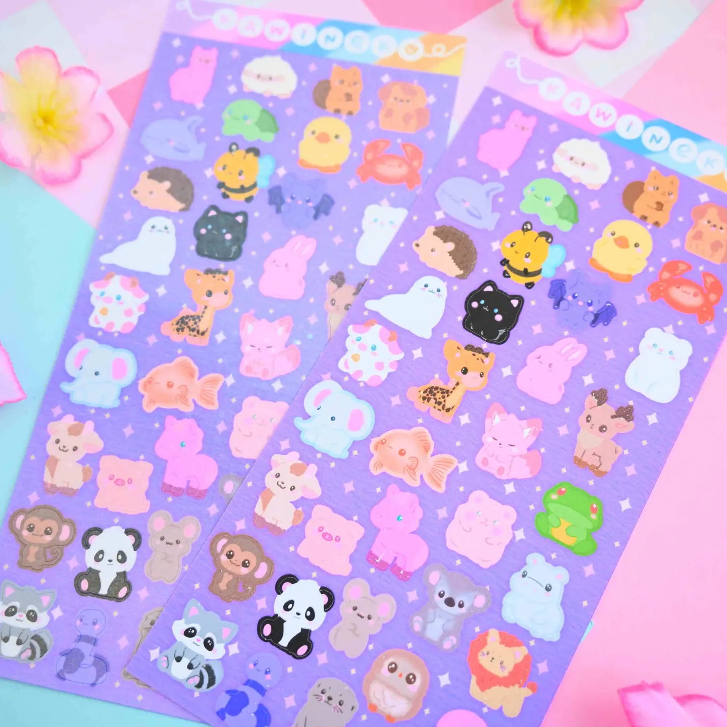 Kawineko Cute Little Animals sticker b429