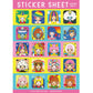 Naoshi Dreamy Girls Sticker sheet B807