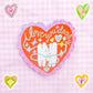 Odd Rabbits I Love You Glitter Vinyl Sticker