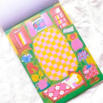 Odd Rabbits Welcome to my House memo pad
