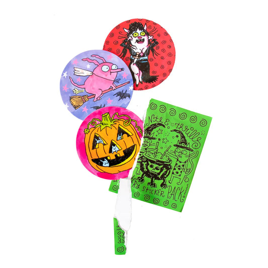 Gentle Thrills Mystery Halloween Sticker Pack H20