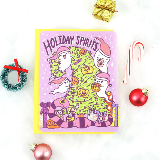Turtle's Soup Holiday Spirits Greeting Card H11