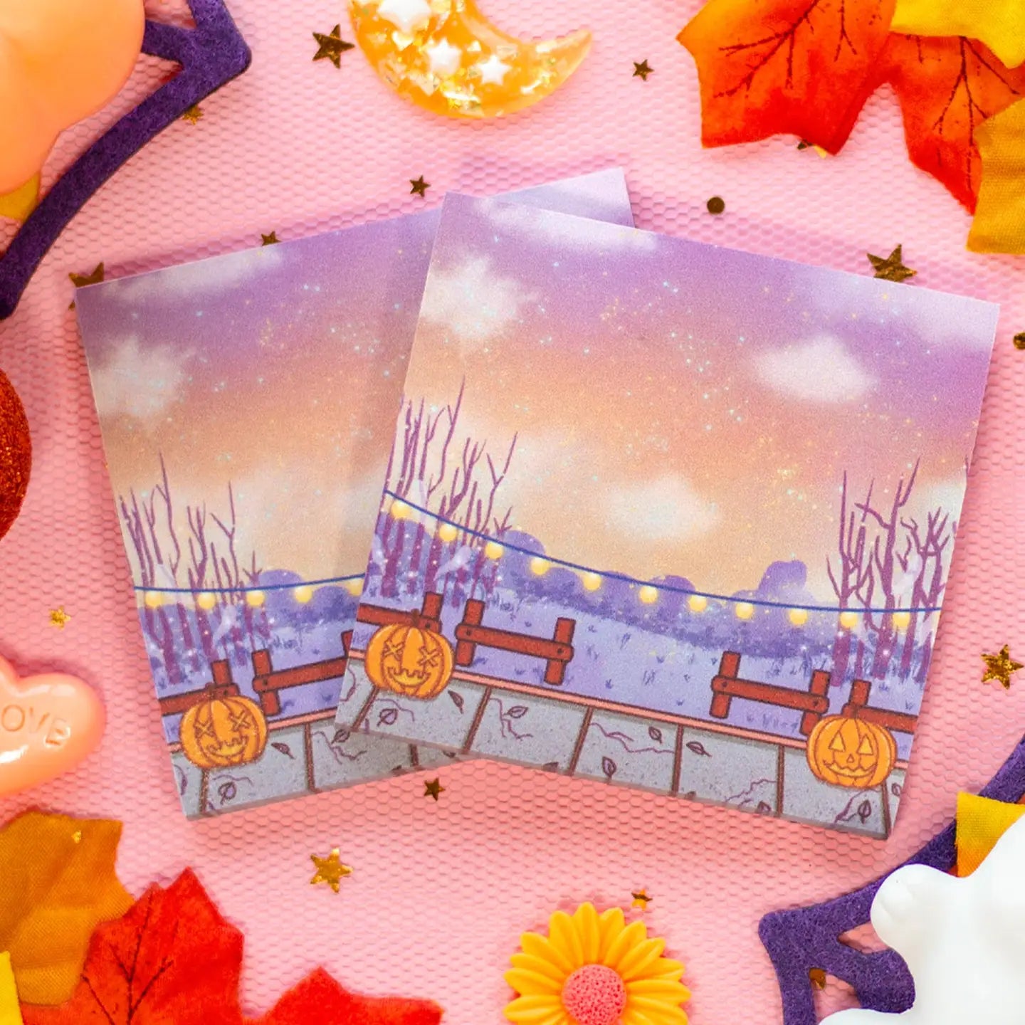 Unicorn Eclipse Phantom Park memo sticky notes H19