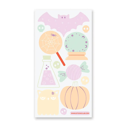 Stickii Halloween Label Sticker Sheet H5