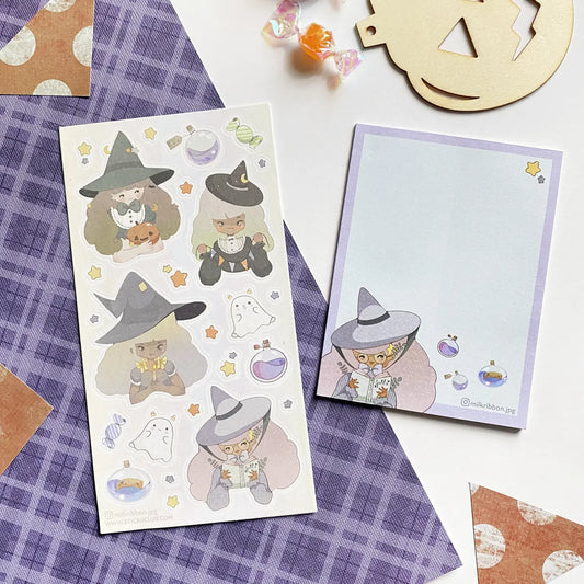 Stickii Sweet Witches Sticker Sheet H3