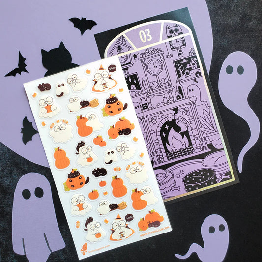 2025 12 Nights of STICKII Halloween Advent Calendar H1
