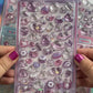 Sweet Candy Bonbon Drop stickers Purple