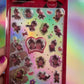 Monchhichi Bonbon Drop stickers red