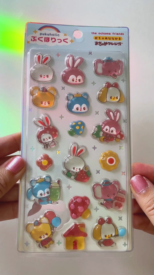 Rainbowholic x Ochame Friends 3D Sticker