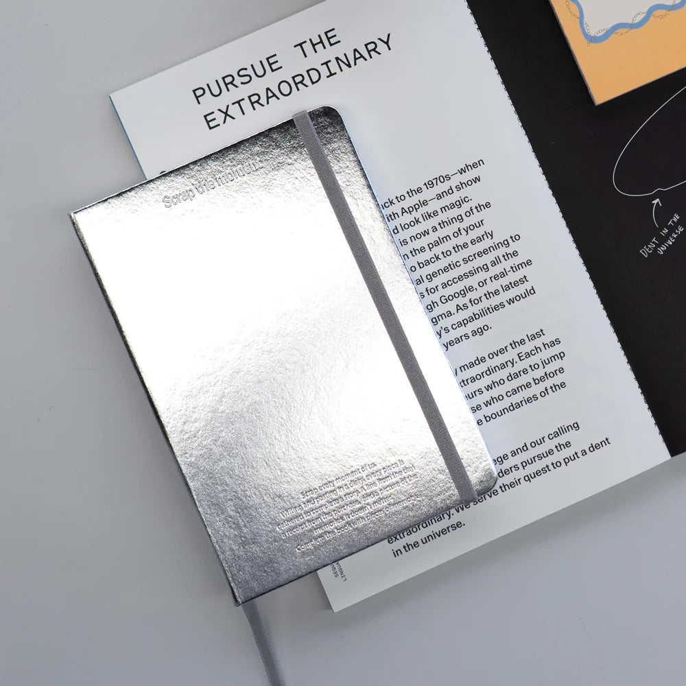 Lucalab Silver Scrap the Moment notebook