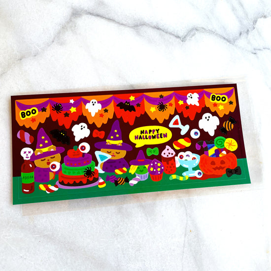 Orchid Studio Halloween treats sticker A507