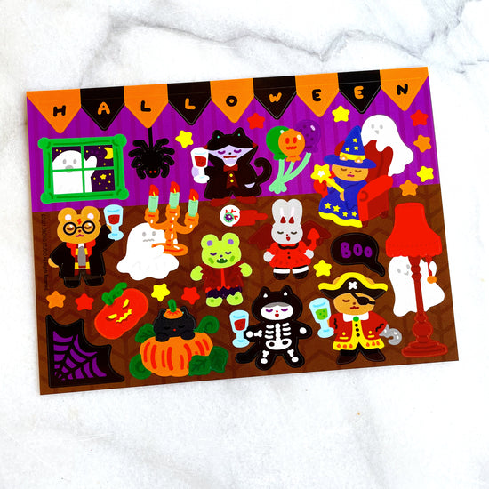 Orchid Studio Halloween Party sticker A503